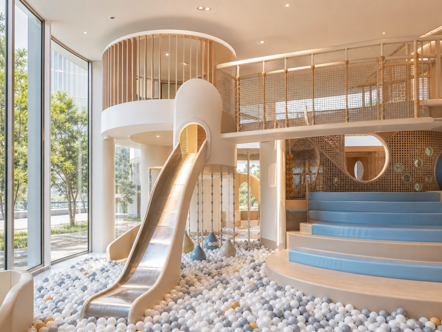 Mall operator indoor playground planning visual