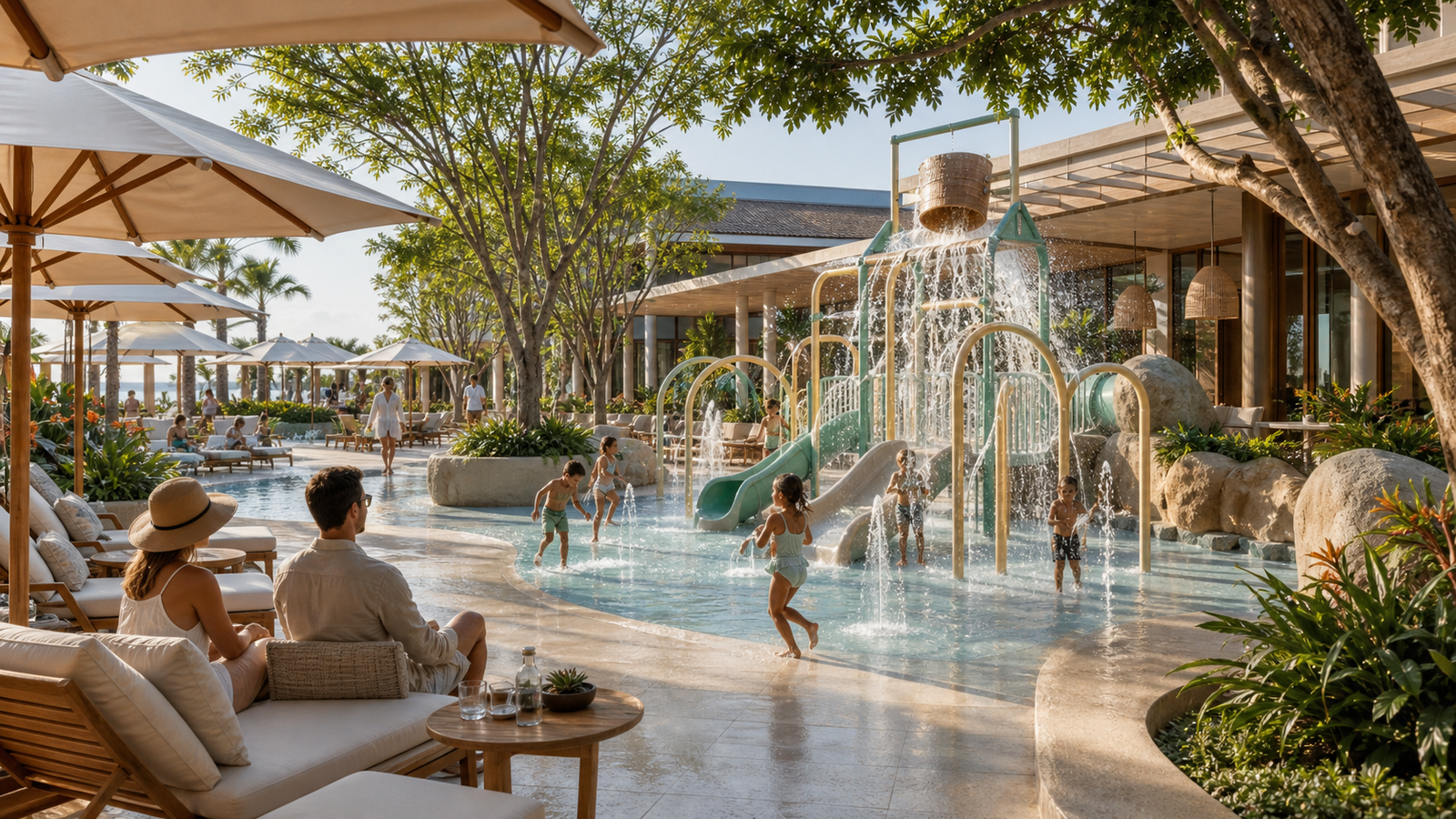 Resort operator family leisure planning visual