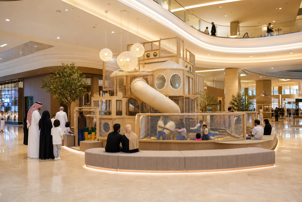Indoor playground supplier comparison for a Saudi Arabia shopping mall